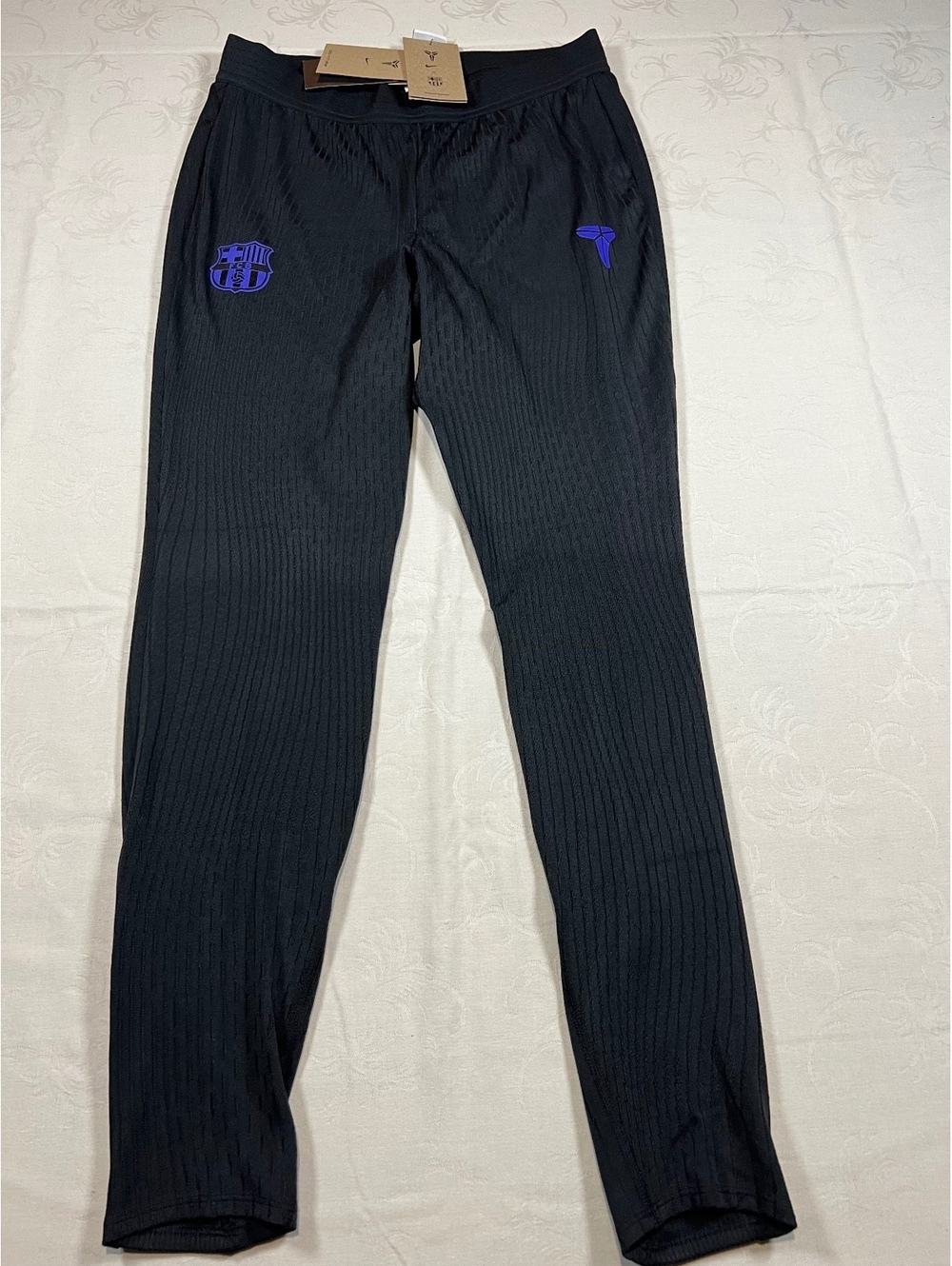 NEW Nike FC Barcelona x Kobe Elite Dri-Fit ADV Black Soccer Running Pants Slim M